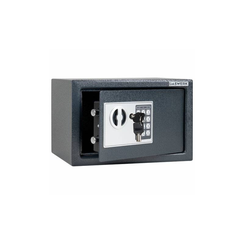 Сейф мебельный DASWERK (ДАСВЕРК) SC-200EL (200х310х200 мм), электронный замок, графит, 291341 главное фото