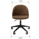 Кресло Chairman Home 119 Россия ткань Т-55 серый, пластик. Фото товара с разных ракурсов.