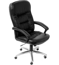 Кресло бюрократ T-9908 AXSN-AB (Черная кожа)