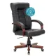 Кресло руководителя Бюрократ KB-10WALNUT/B/LEATH черный кожа крестовина дерево главное фото в маленьком размере